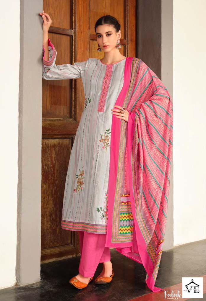 Mumtaz Arts Falak Lawn Cotton Wholesale Salwar Suit Catalog — Wholesale Salwar Suits, MPA wholesale from Surat - Gallery Image 4