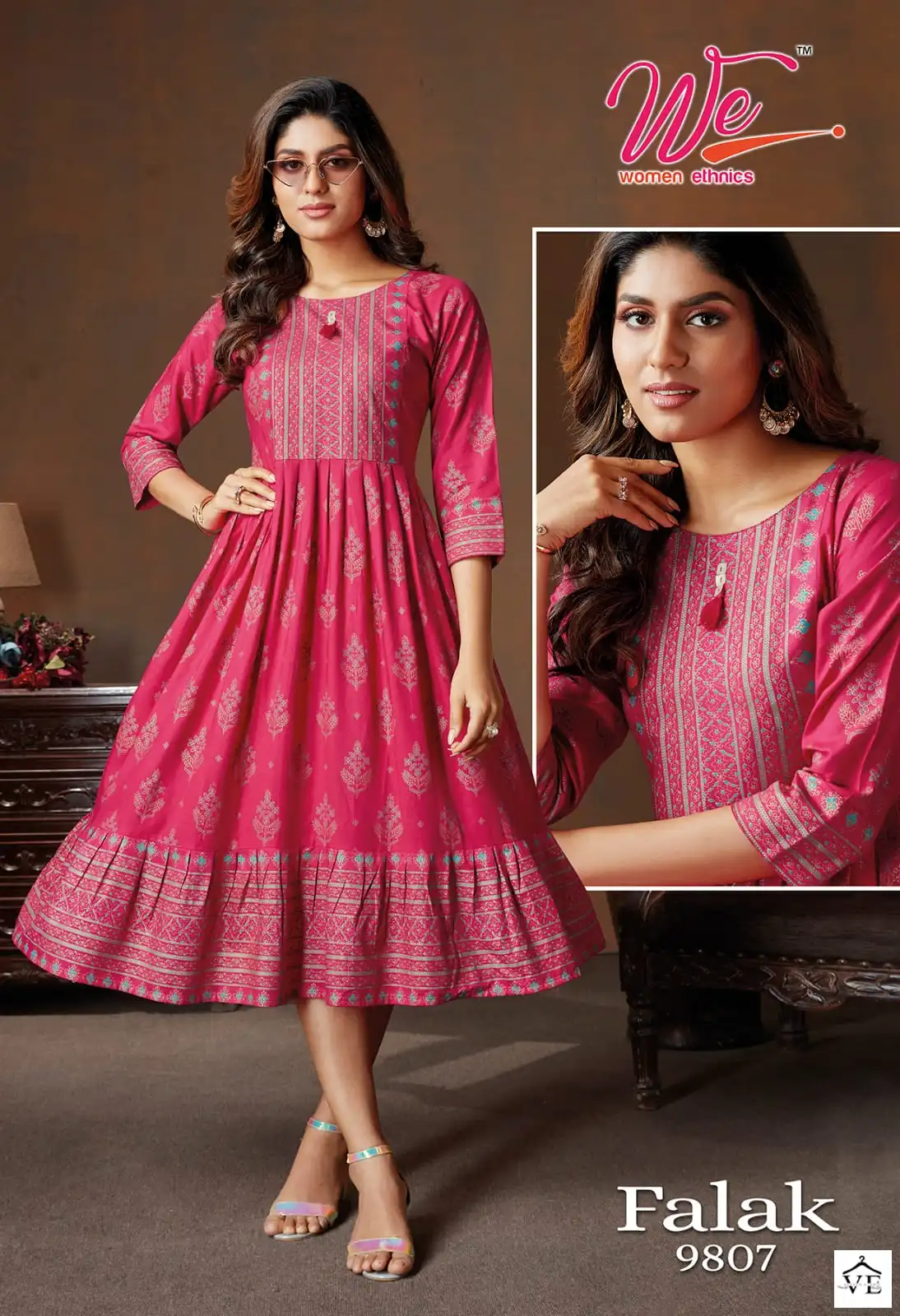 We Falak Heavy Rayon Wholesale Kurti Catalog — Wholesale Kurtis, MPA wholesale from Surat — view 4
