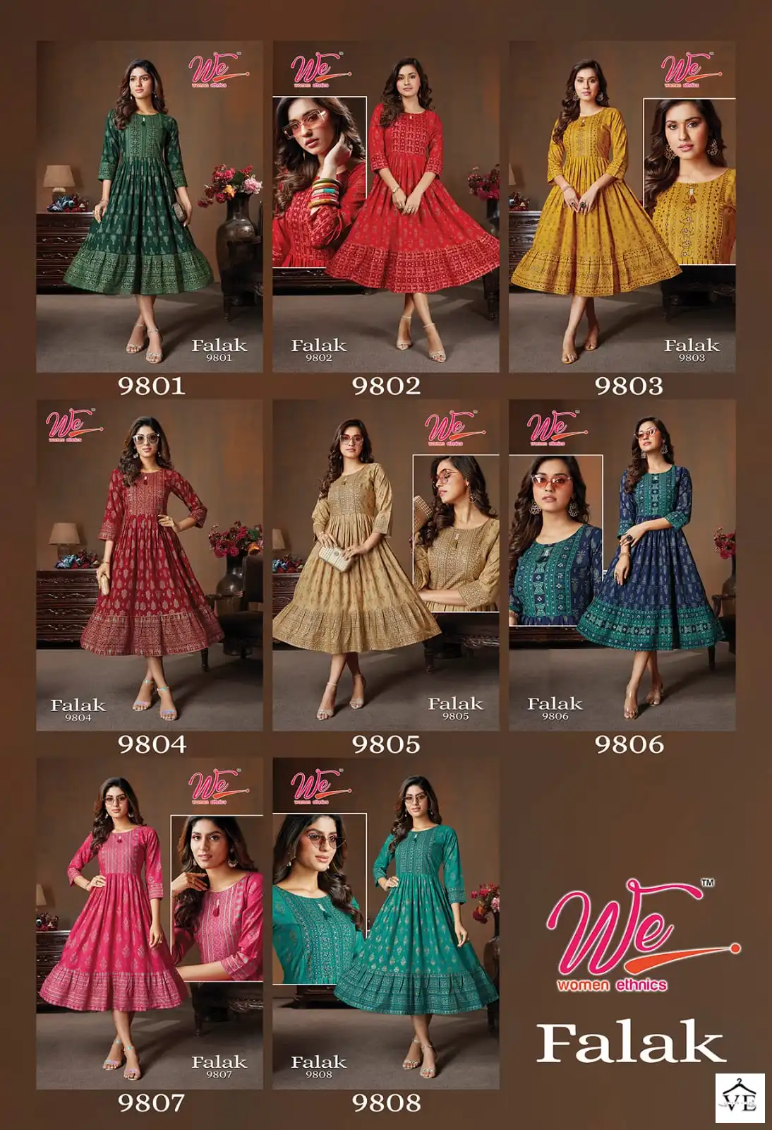 We Falak Heavy Rayon Wholesale Kurti Catalog — Wholesale Kurtis, MPA wholesale from Surat — view 9
