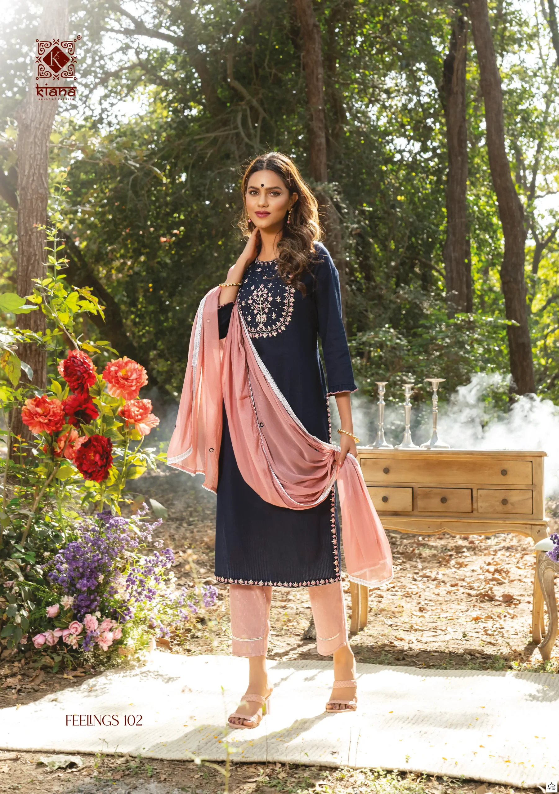 Kiana Feelings Bombay Embroidery Work Wholesale Readymade Suits Catalog — Wholesale Salwar Suits, MPA wholesale from Surat - Gallery Image 3