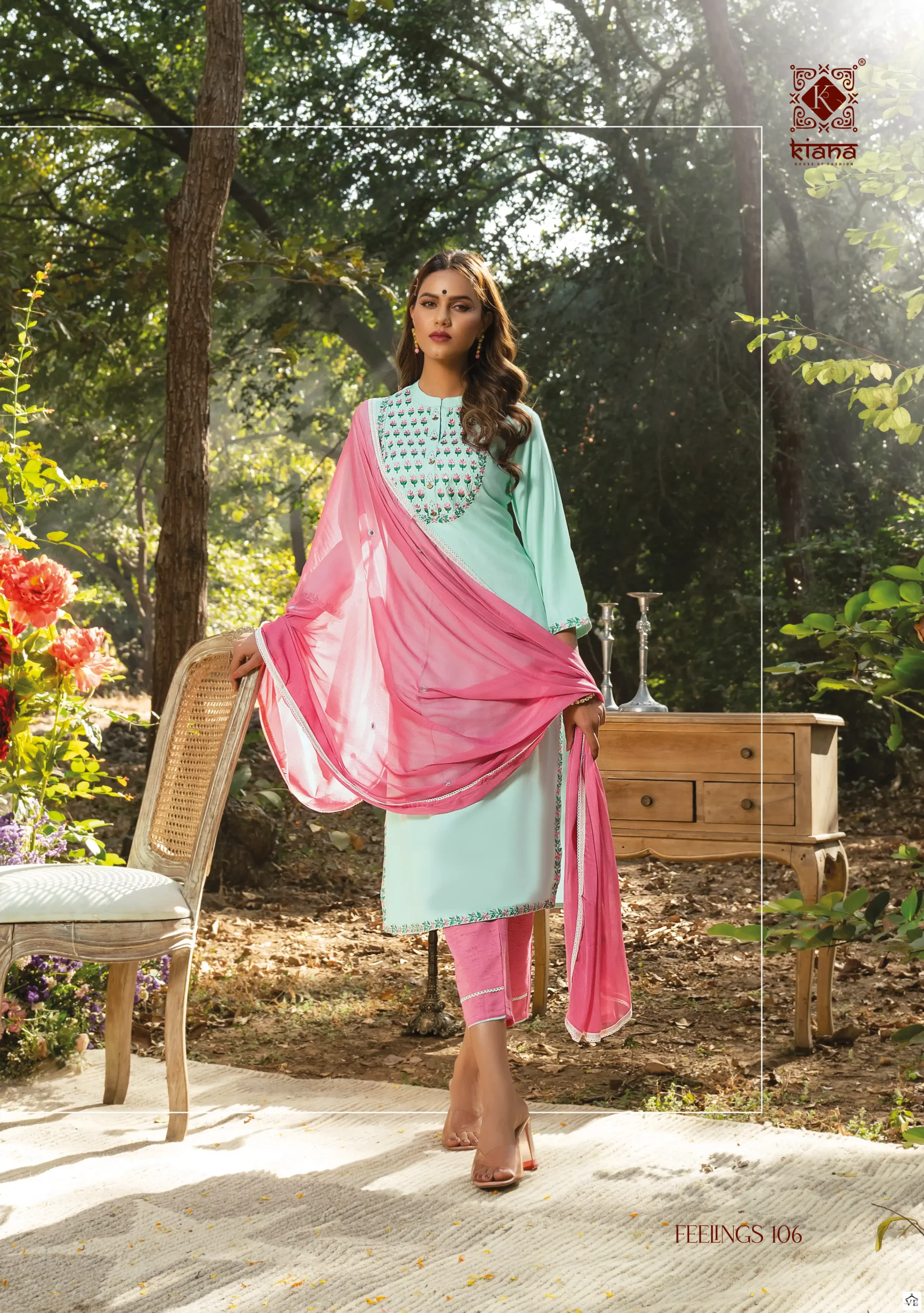 Kiana Feelings Bombay Embroidery Work Wholesale Readymade Suits Catalog — Wholesale Salwar Suits, MPA wholesale from Surat - Gallery Image 4