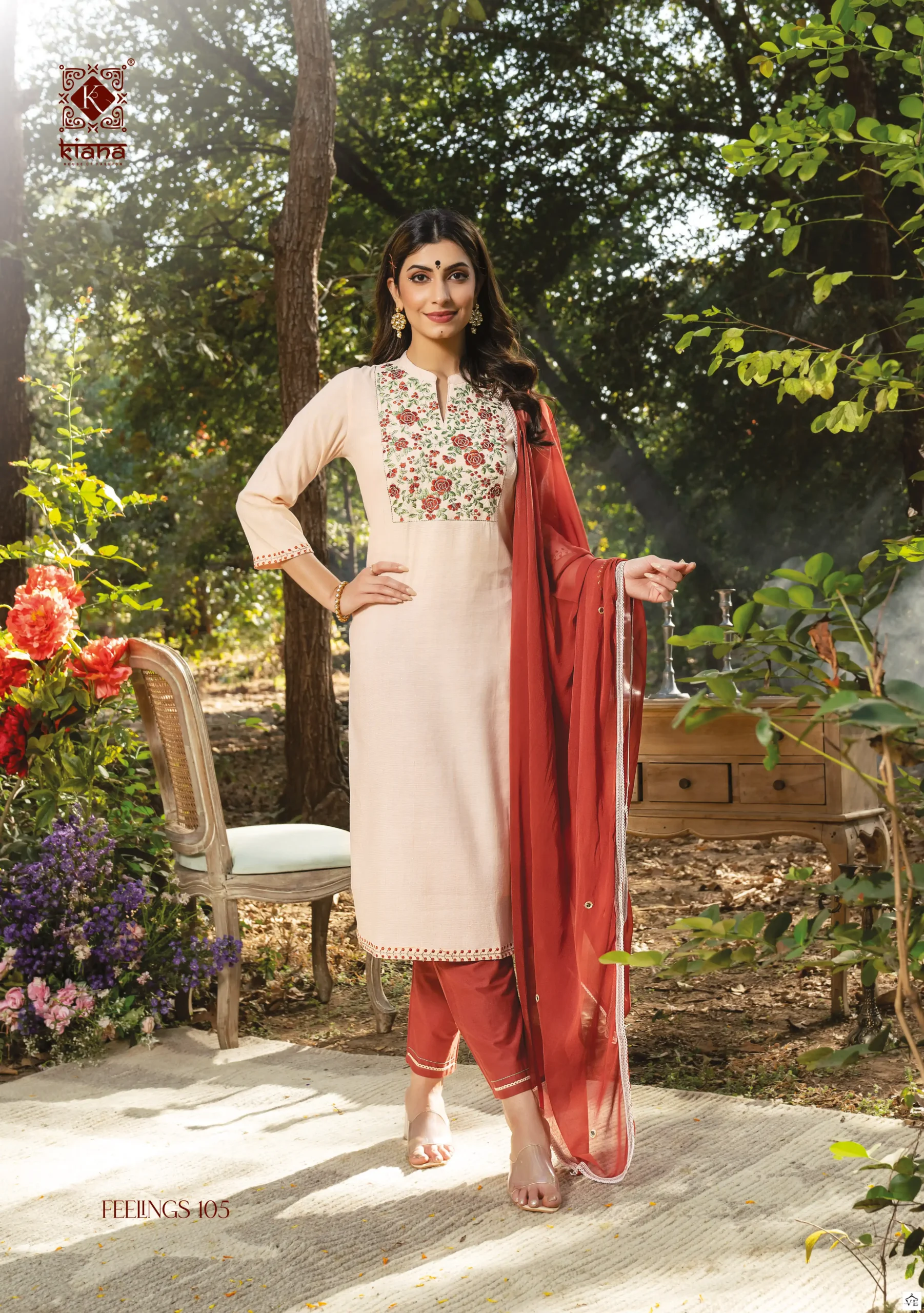 Kiana Feelings Bombay Embroidery Work Wholesale Readymade Suits Catalog — Wholesale Salwar Suits, MPA wholesale from Surat - Gallery Image 2