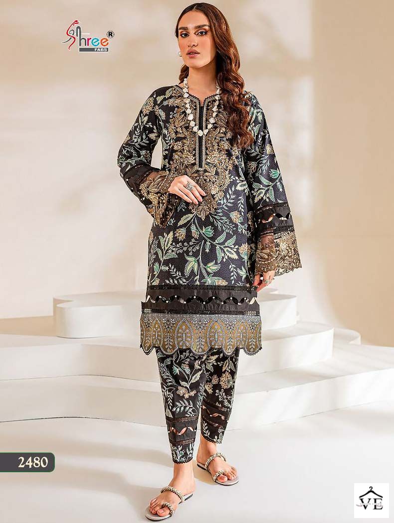 Shree Fabs Firdous Exclusive Collection Remix Cotton Wholesale Pakistani Salwar Suit Catalog — Wholesale Salwar Suits, MPA wholesale from Surat — view 1