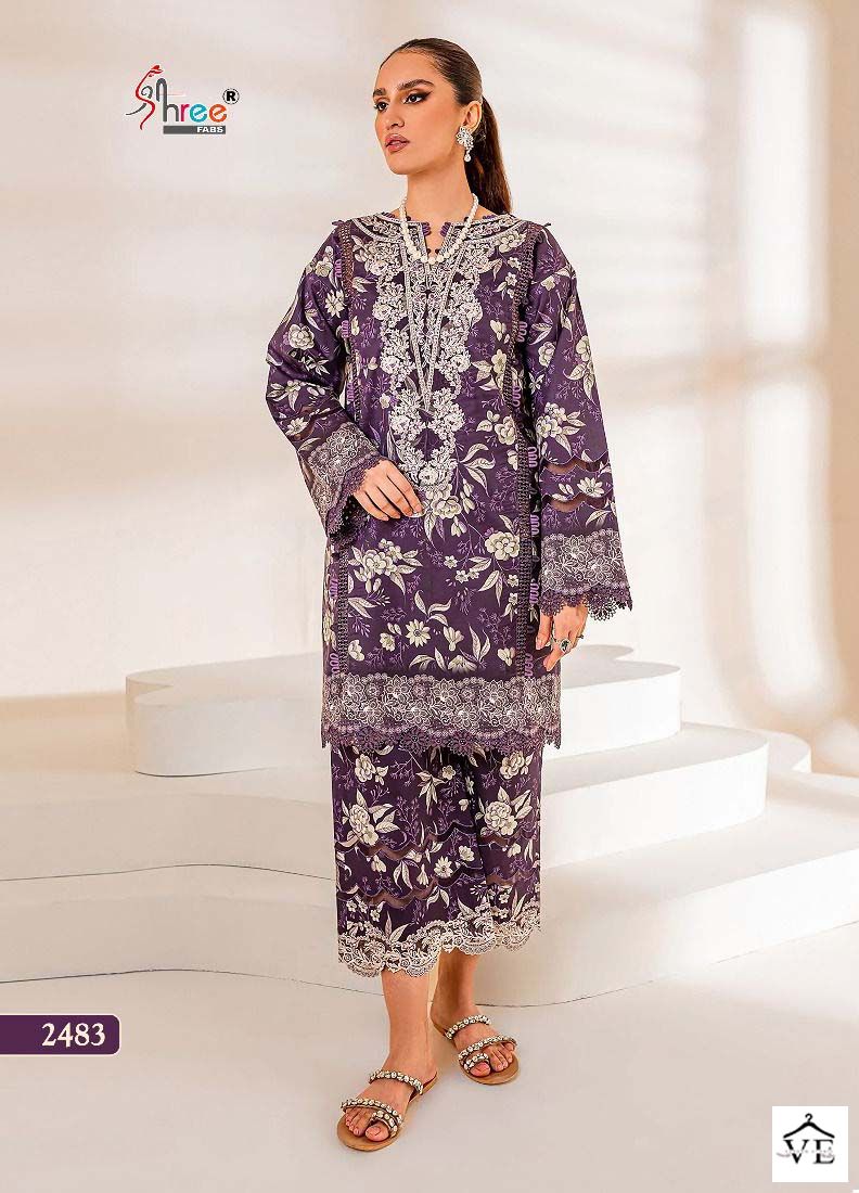 Shree Fabs Firdous Exclusive Collection Remix Cotton Wholesale Pakistani Salwar Suit Catalog — Wholesale Salwar Suits, MPA wholesale from Surat - Gallery Image 2