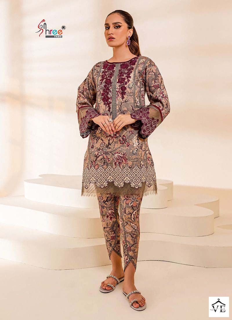 Shree Fabs Firdous Exclusive Collection Remix Cotton Wholesale Pakistani Salwar Suit Catalog — Wholesale Salwar Suits, MPA wholesale from Surat - Gallery Image 4