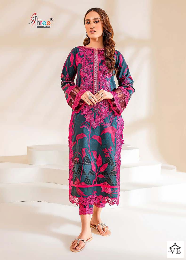Shree Fabs Firdous Exclusive Collection Remix Cotton Wholesale Pakistani Salwar Suit Catalog — Wholesale Salwar Suits, MPA wholesale from Surat - Gallery Image 5