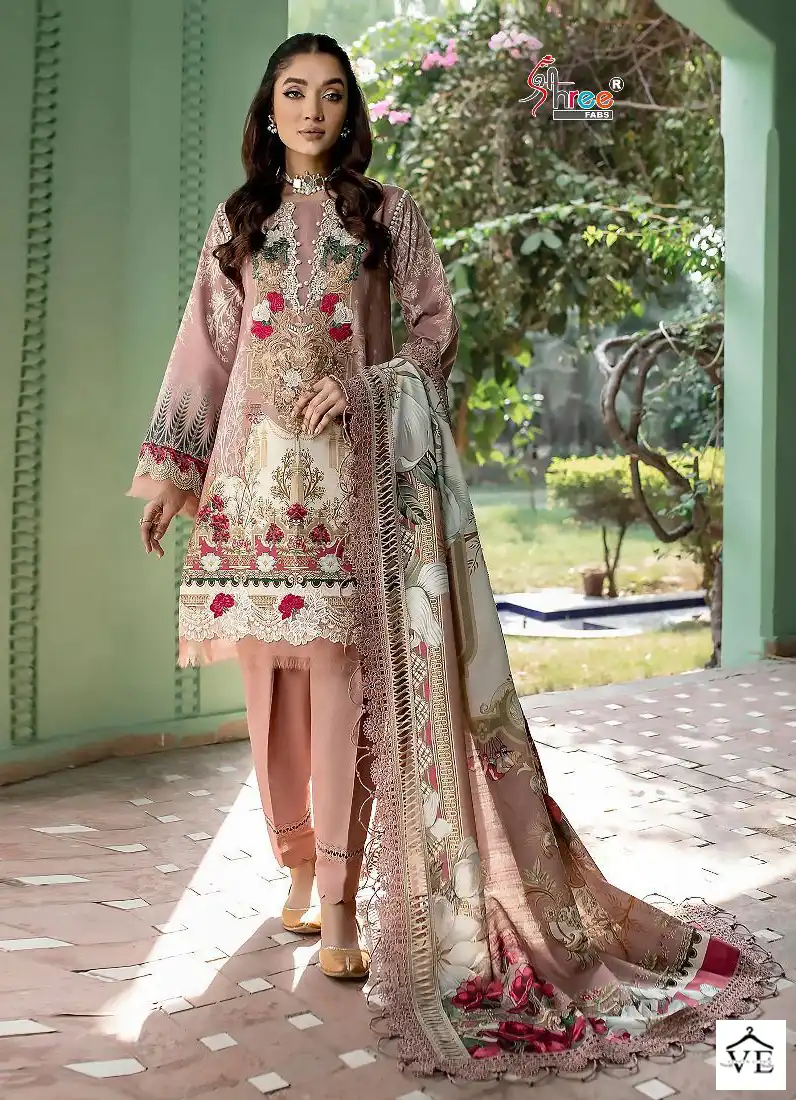 Shree Fabs Firdous Exclusive Collection Vol-26 Pure Cotton Wholesale Pakistani Salwar Suit Catalog — Wholesale Salwar Suits, MPA wholesale from Surat - Gallery Image 6