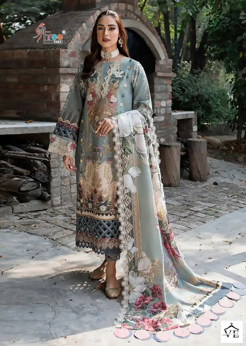 Shree Fabs Firdous Exclusive Collection Vol-26 Pure Cotton Wholesale Pakistani Salwar Suit Catalog — Wholesale Salwar Suits, MPA wholesale from Surat - Gallery Image 8