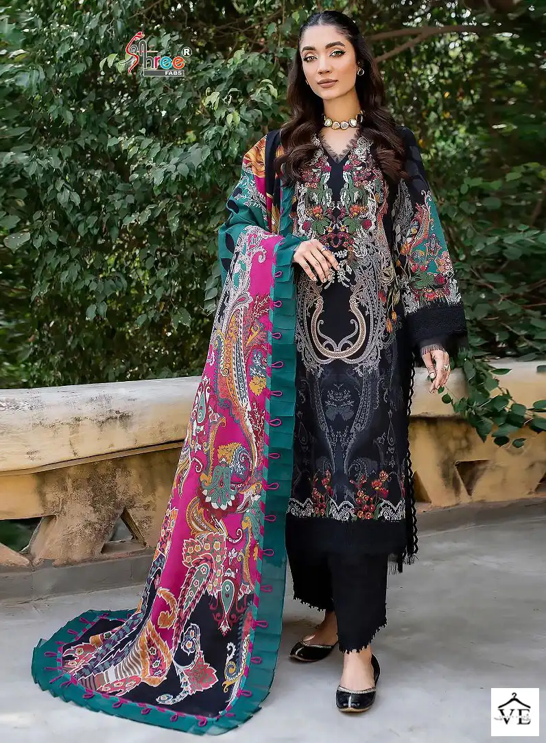 Shree Fabs Firdous Exclusive Collection Vol-26 Pure Cotton Wholesale Pakistani Salwar Suit Catalog — Wholesale Salwar Suits, MPA wholesale from Surat - Gallery Image 2