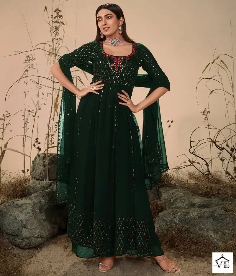 Shubhkala Flory Vol 27 Georgette Wholesale Designer Readymade Suit Catalog — Wholesale Salwar Suits, MPA wholesale from Surat — view 1