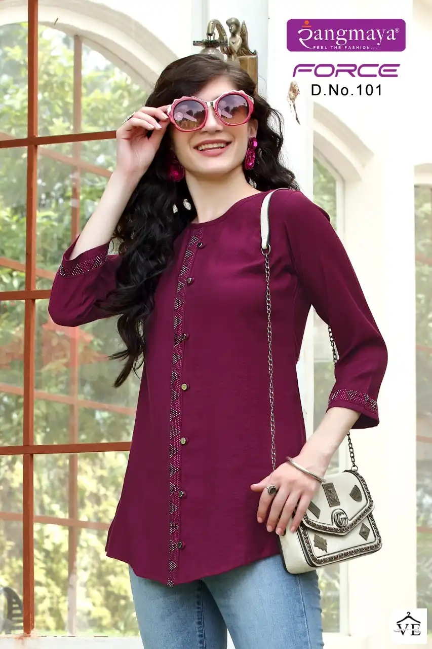 Vardan Ethnic Force Fancy Wholesale Short Tops Catalog — Wholesale Kurtis, MPA wholesale from Surat — view 2