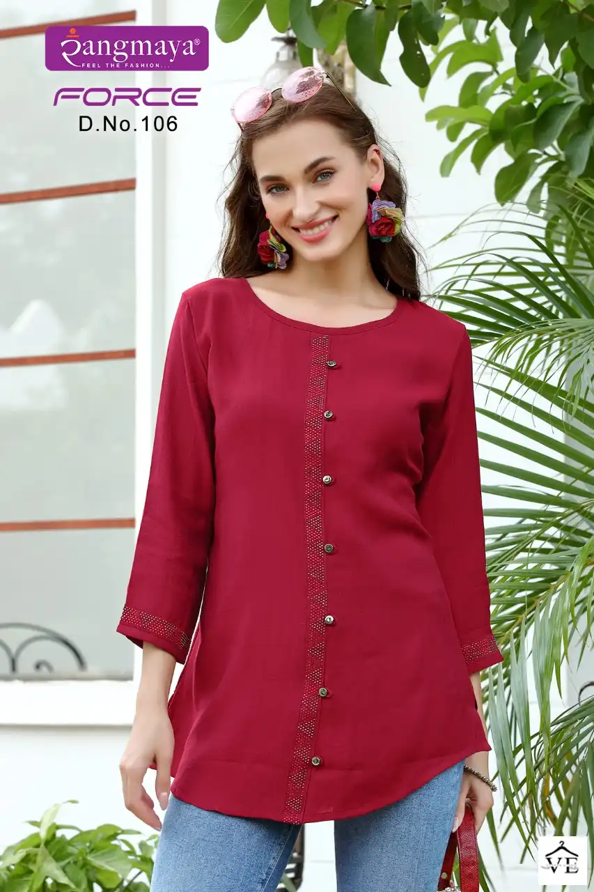 Vardan Ethnic Force Fancy Wholesale Short Tops Catalog — Wholesale Kurtis, MPA wholesale from Surat — view 5