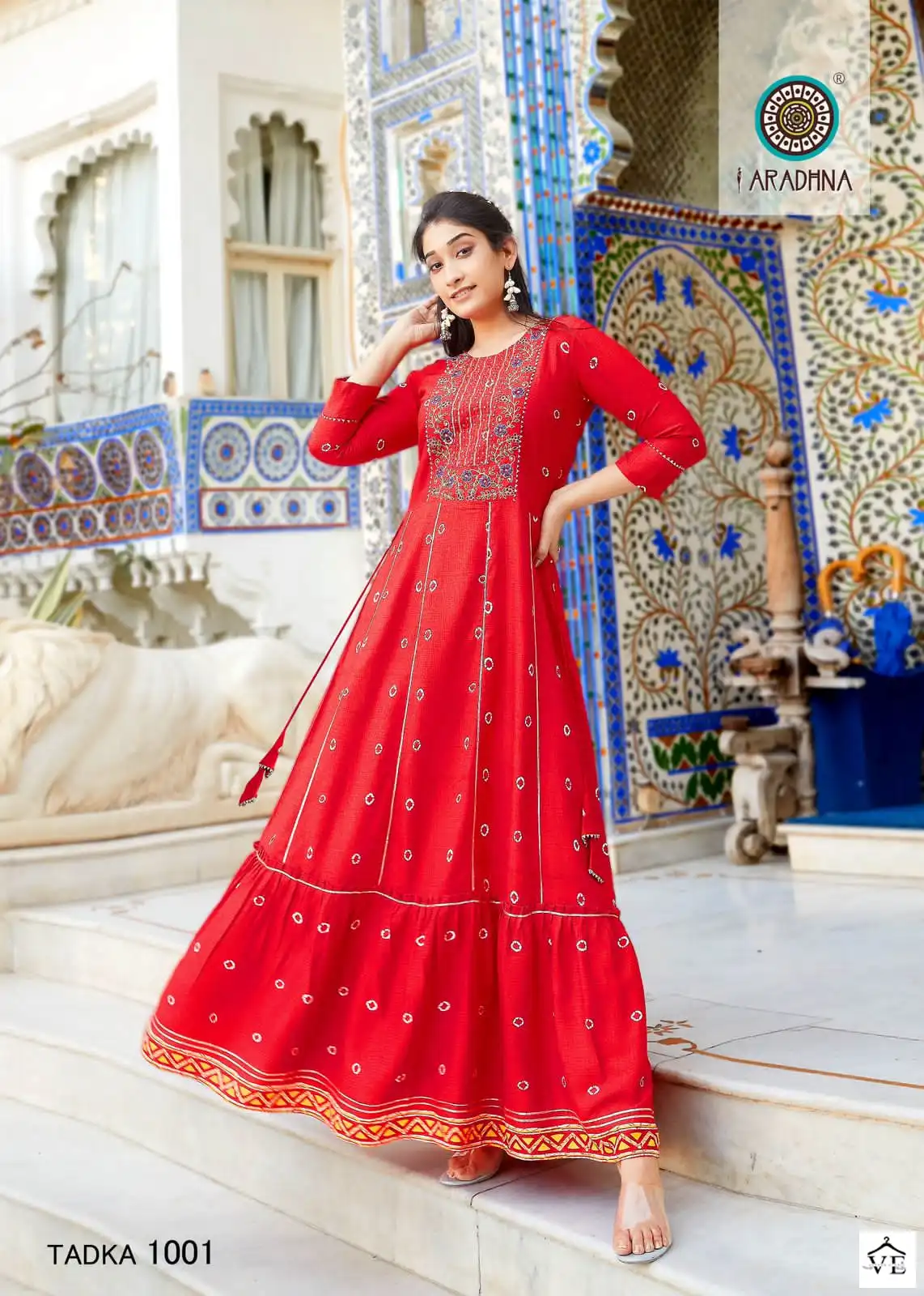 Aradhna Fashion Tadka Vol 1 Shibori Rayon Wholesale Kurti Catalog — Wholesale Kurtis, MPA wholesale from Surat - Gallery Image 10