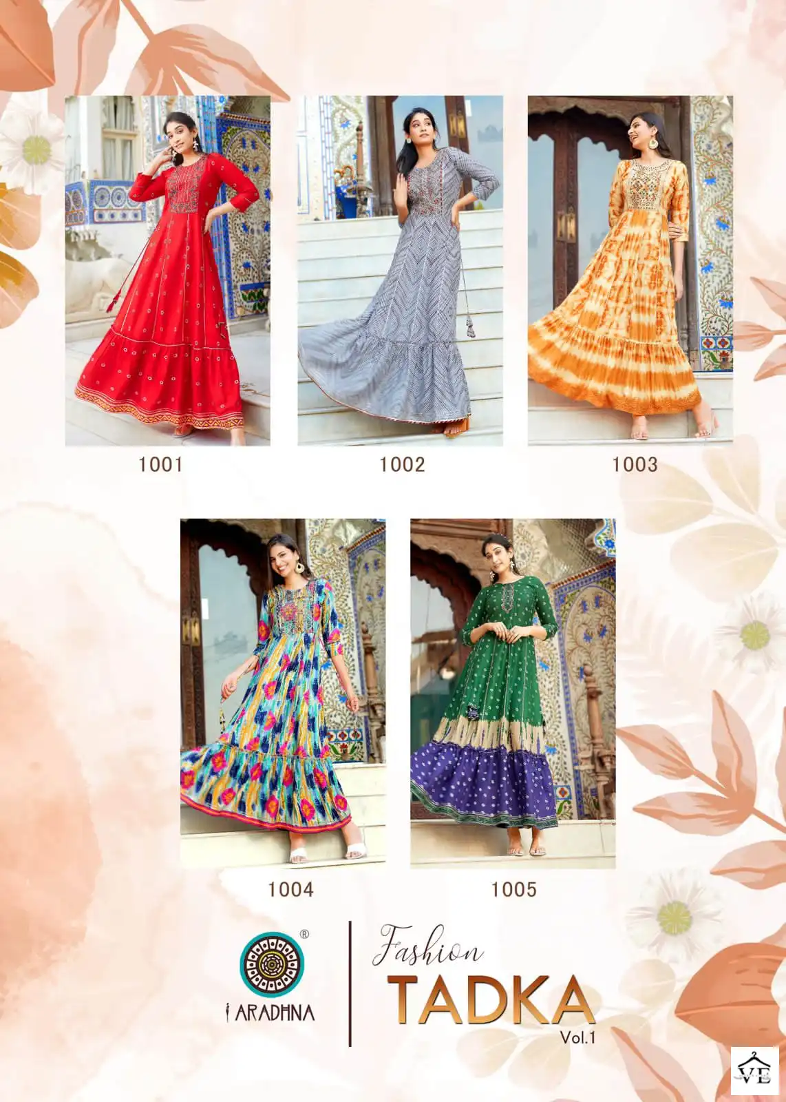 Aradhna Fashion Tadka Vol 1 Shibori Rayon Wholesale Kurti Catalog — Wholesale Kurtis, MPA wholesale from Surat — view 12