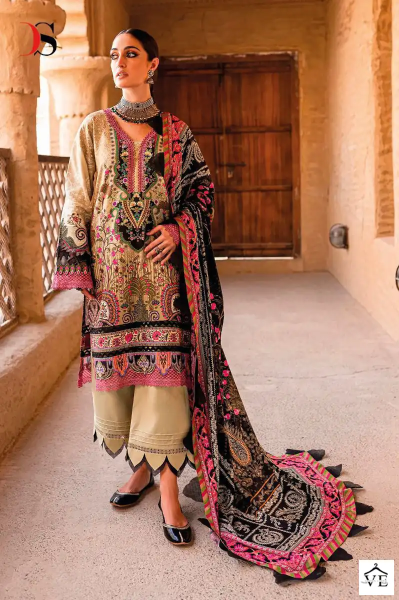 Deepsy Suits Firouds Urbane-23 Pure Cotton Wholesale Pakistani Salwar Suit Catalog — Wholesale Salwar Suits, MPA wholesale from Surat - Gallery Image 5