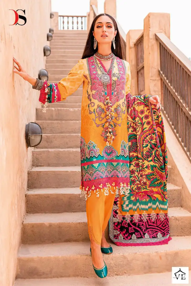 Deepsy Suits Firouds Urbane-23 Pure Cotton Wholesale Pakistani Salwar Suit Catalog — Wholesale Salwar Suits, MPA wholesale from Surat - Gallery Image 7