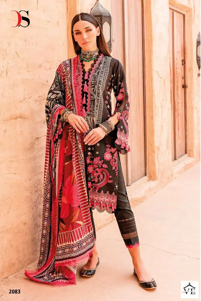 Deepsy Suits Firouds Urbane-23 Pure Cotton Wholesale Pakistani Salwar Suit Catalog — Wholesale Salwar Suits, MPA wholesale from Surat - Gallery Image 8