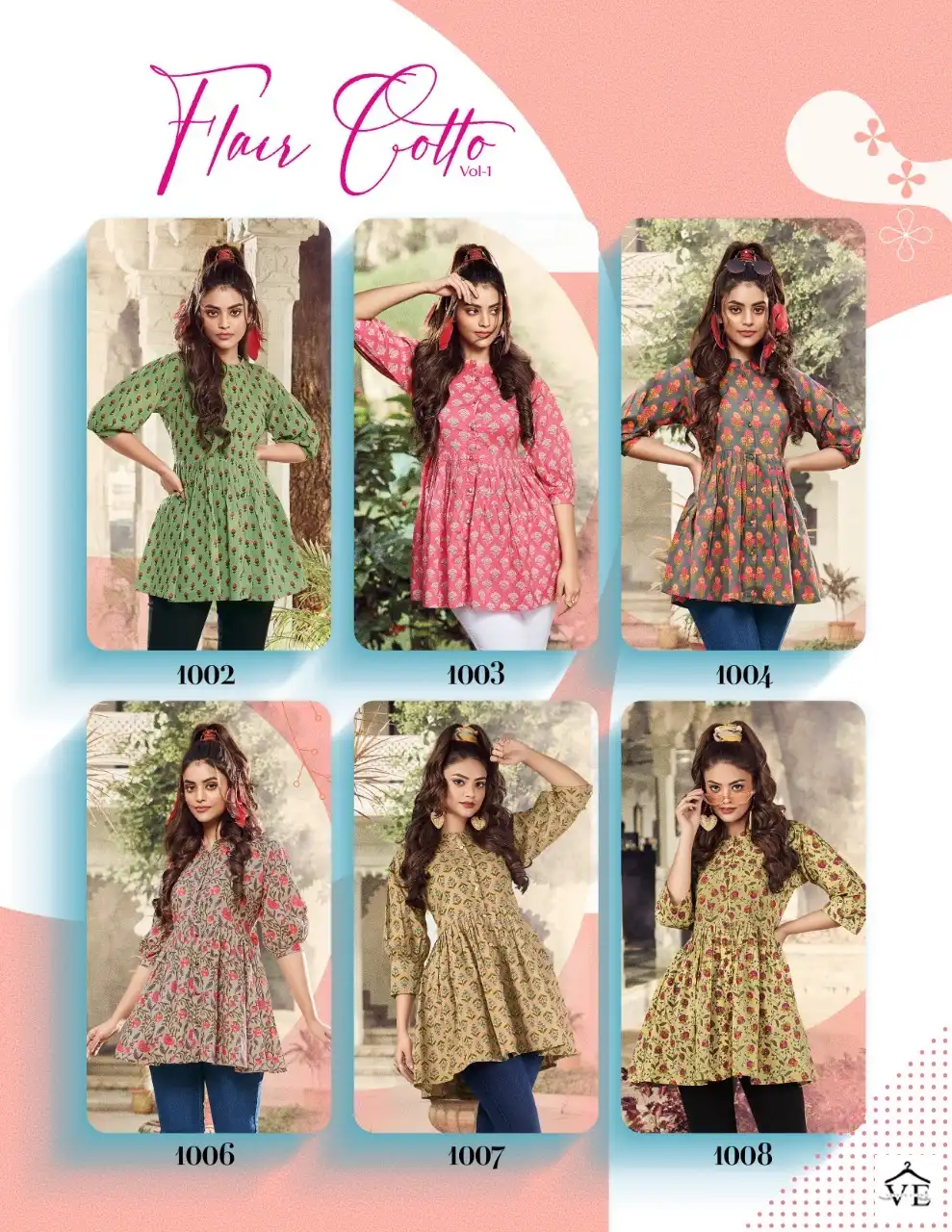Passion Tree Flair Cotto Vol 1 Cotton Wholesale Tunics Catalog — Wholesale Kurtis, MPA wholesale from Surat — view 9