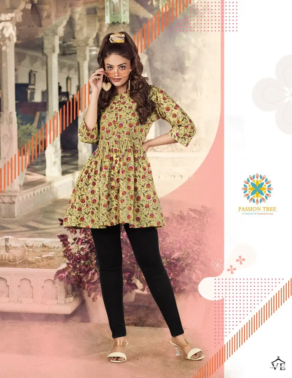 Passion Tree Flair Cotto Vol 1 Cotton Wholesale Tunics Catalog — Wholesale Kurtis, MPA wholesale from Surat - Gallery Image 8