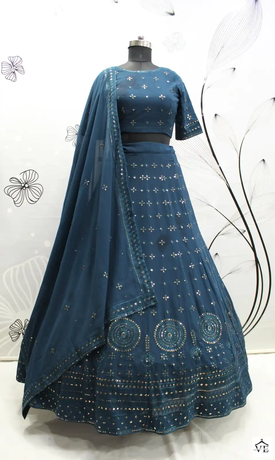 Shubhkala Girlish Vol 3 Georgette Wholesale Lehenga Catalog — Wholesale Lehenga, MPA wholesale from Surat - Gallery Image 11