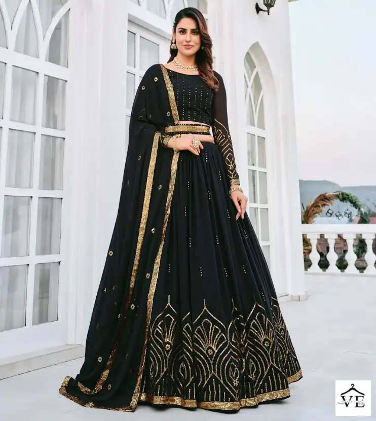 Shubhkala Girlish Vol 3 Georgette Wholesale Lehenga Catalog — Wholesale Lehenga, MPA wholesale from Surat — view 1