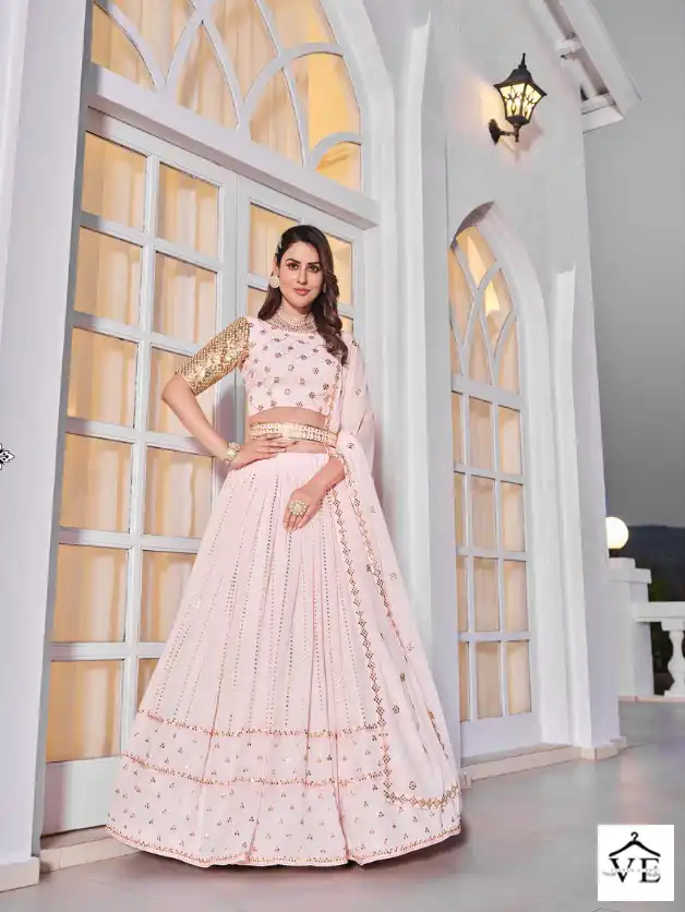 Shubhkala Girlish Vol 3 Georgette Wholesale Lehenga Catalog — Wholesale Lehenga, MPA wholesale from Surat - Gallery Image 6