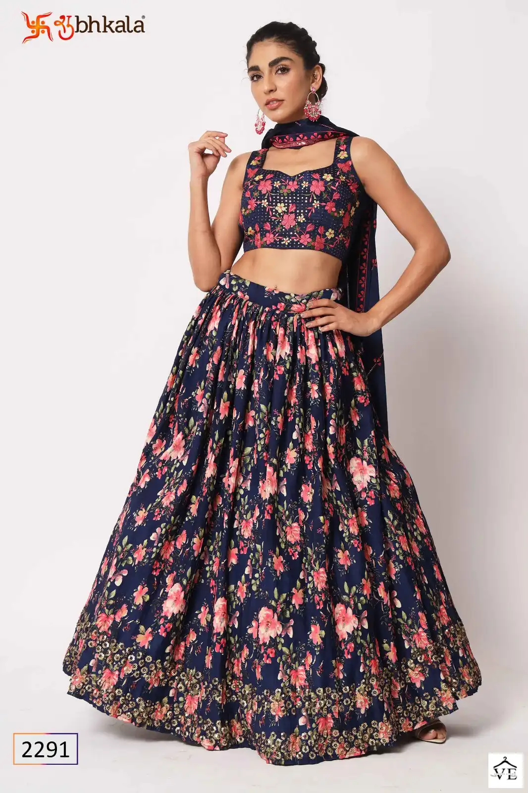 Shubhkala Girly Vol 26 Art Silk Wholesale Lehenga Catalog — Wholesale Lehenga, MPA wholesale from Surat — view 1