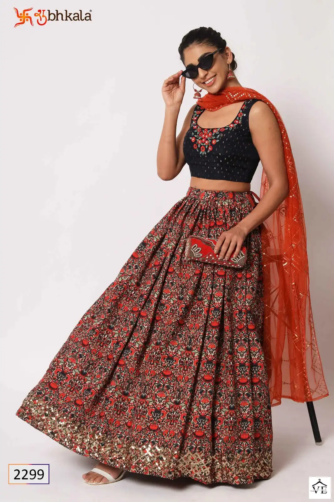 Shubhkala Girly Vol 26 Art Silk Wholesale Lehenga Catalog — Wholesale Lehenga, MPA wholesale from Surat - Gallery Image 8