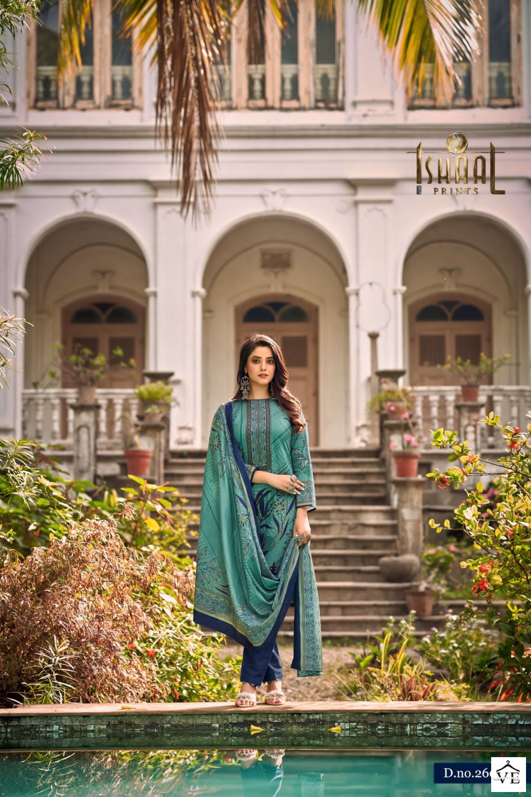Ishaal Gulmohar Vol 26 Lawn Cotton Wholesale Pakistani Salwar Suit Catalog — Wholesale Salwar Suits, MPA wholesale from Surat - Gallery Image 3