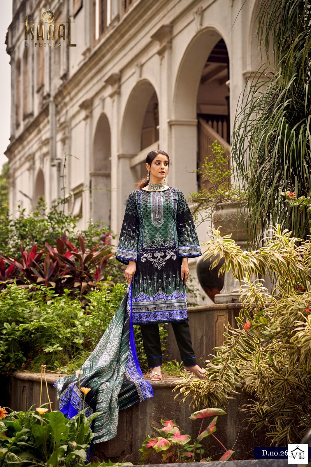 Ishaal Gulmohar Vol 26 Lawn Cotton Wholesale Pakistani Salwar Suit Catalog — Wholesale Salwar Suits, MPA wholesale from Surat - Gallery Image 4
