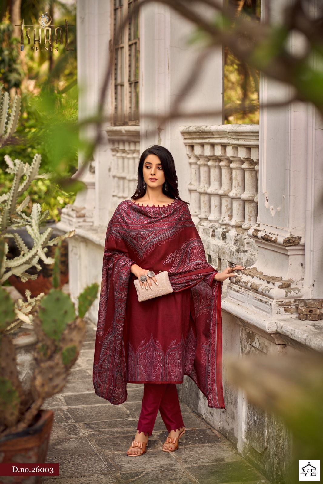 Ishaal Gulmohar Vol 26 Lawn Cotton Wholesale Pakistani Salwar Suit Catalog — Wholesale Salwar Suits, MPA wholesale from Surat - Gallery Image 5