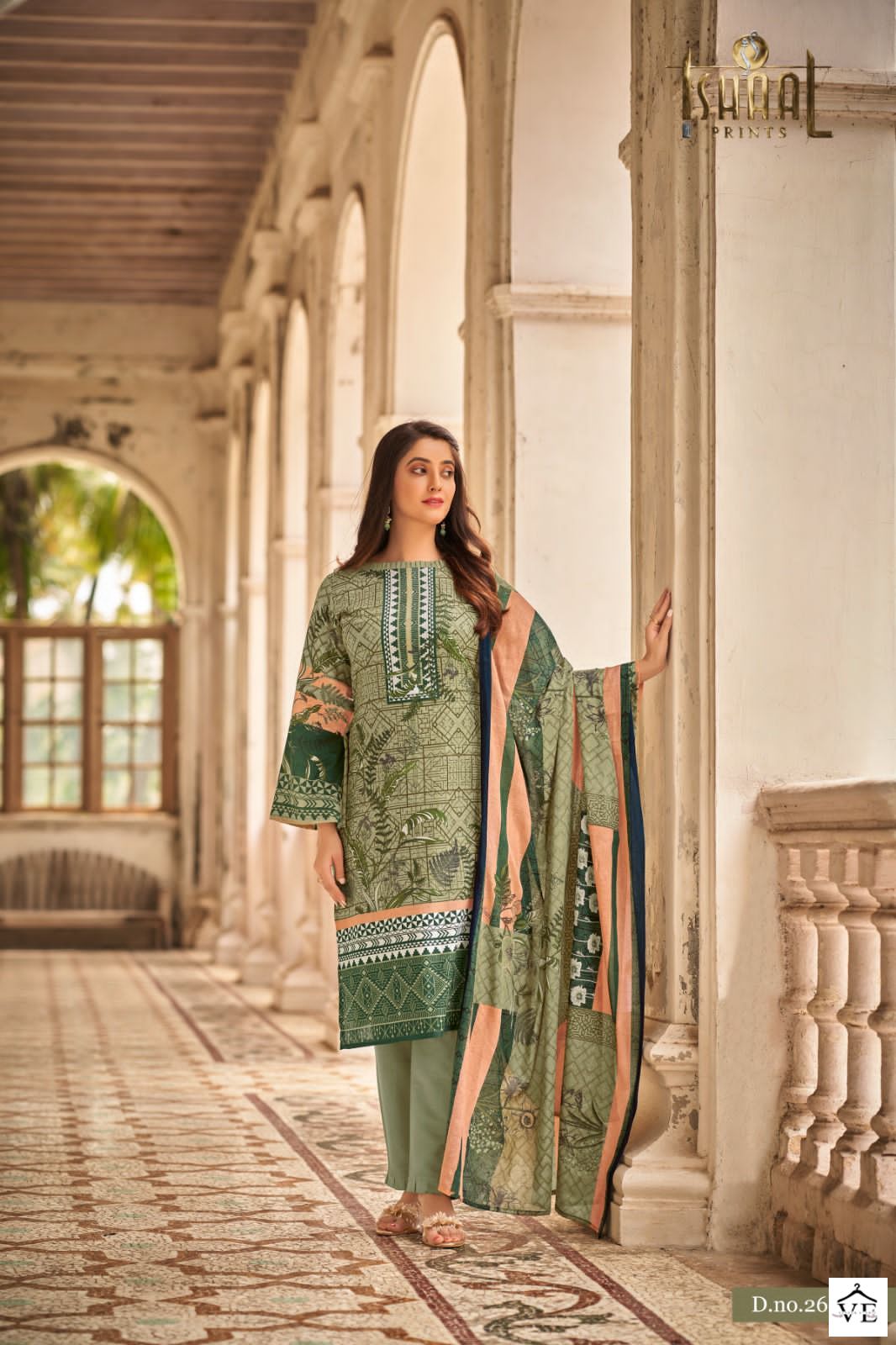 Ishaal Gulmohar Vol 26 Lawn Cotton Wholesale Pakistani Salwar Suit Catalog — Wholesale Salwar Suits, MPA wholesale from Surat - Gallery Image 6