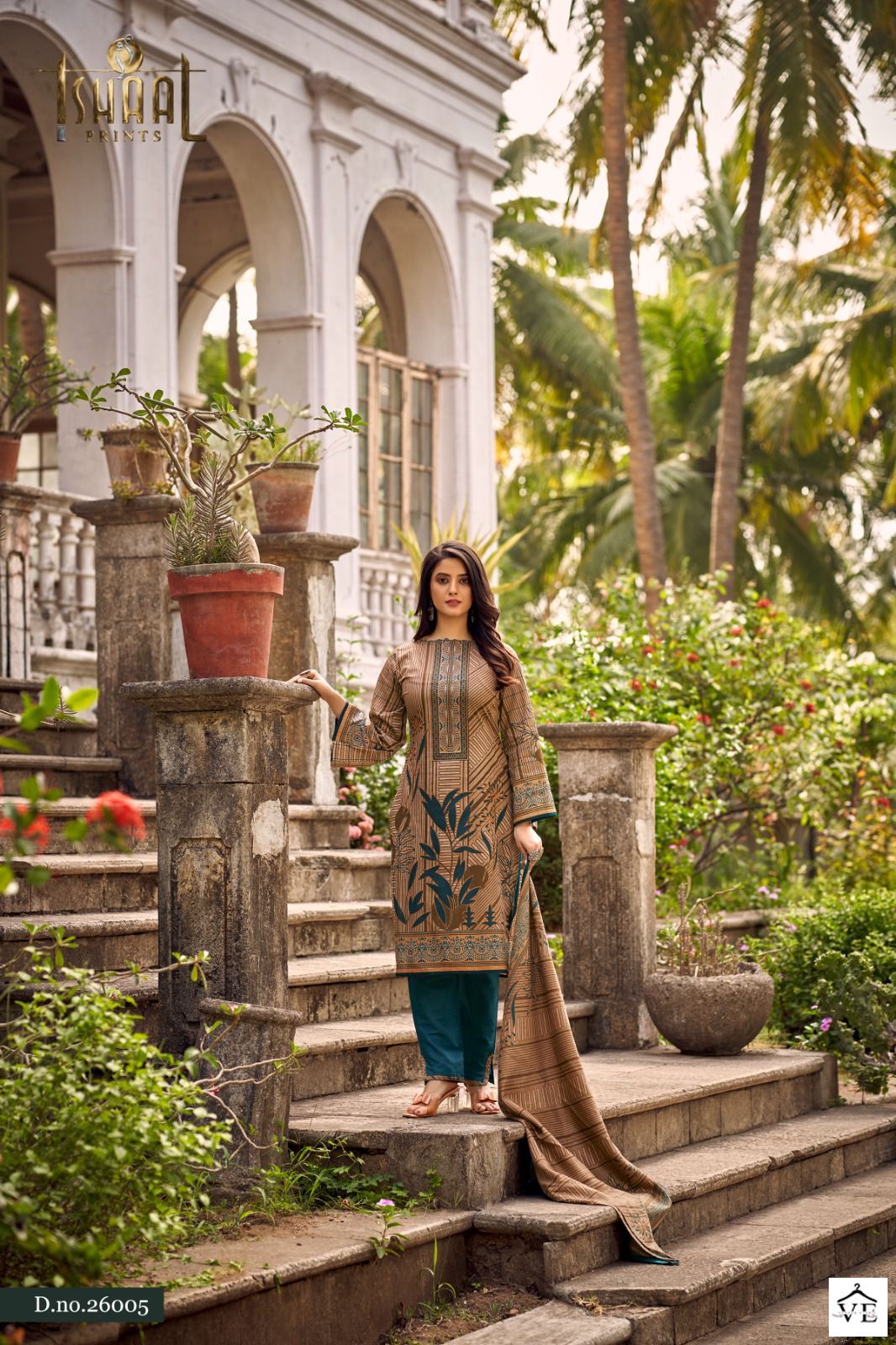 Ishaal Gulmohar Vol 26 Lawn Cotton Wholesale Pakistani Salwar Suit Catalog — Wholesale Salwar Suits, MPA wholesale from Surat - Gallery Image 7