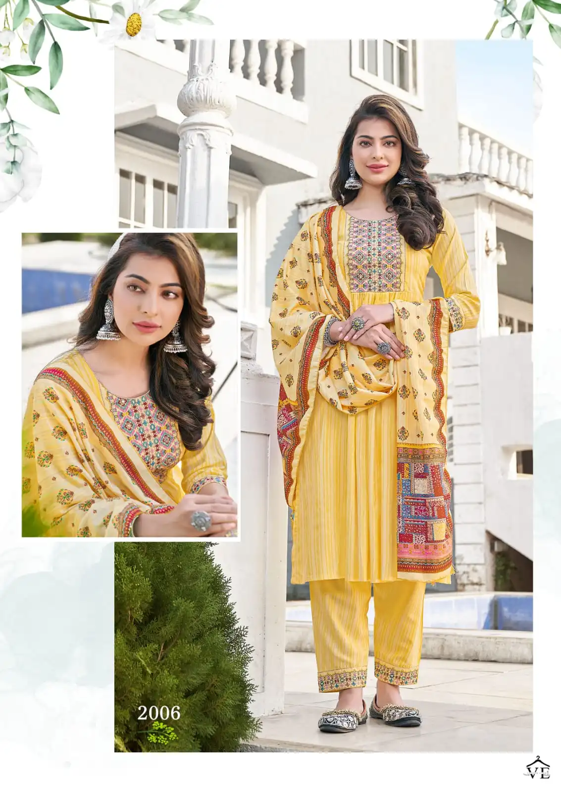 Karissa Gulmohar Vol-1 Premium Liva Rayon Wholesale Readymade Suits Catalog — Wholesale Salwar Suits, MPA wholesale from Surat - Gallery Image 6