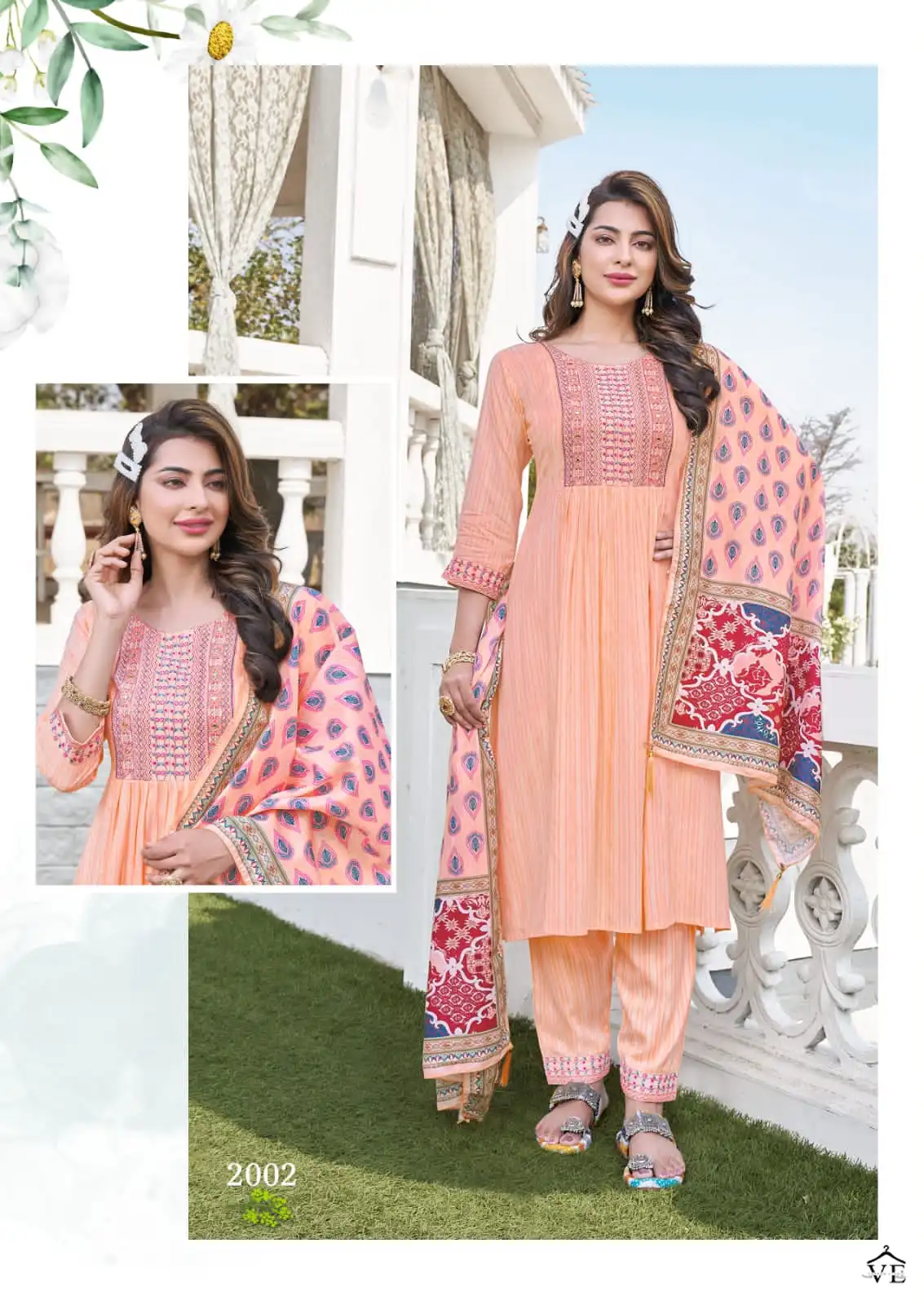 Karissa Gulmohar Vol-1 Premium Liva Rayon Wholesale Readymade Suits Catalog — Wholesale Salwar Suits, MPA wholesale from Surat - Gallery Image 2