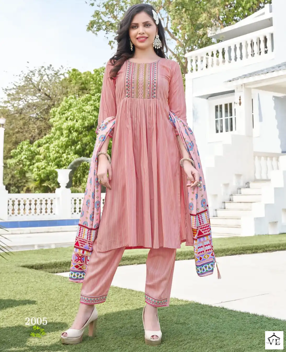 Karissa Gulmohar Vol-1 Premium Liva Rayon Wholesale Readymade Suits Catalog — Wholesale Salwar Suits, MPA wholesale from Surat — view 1