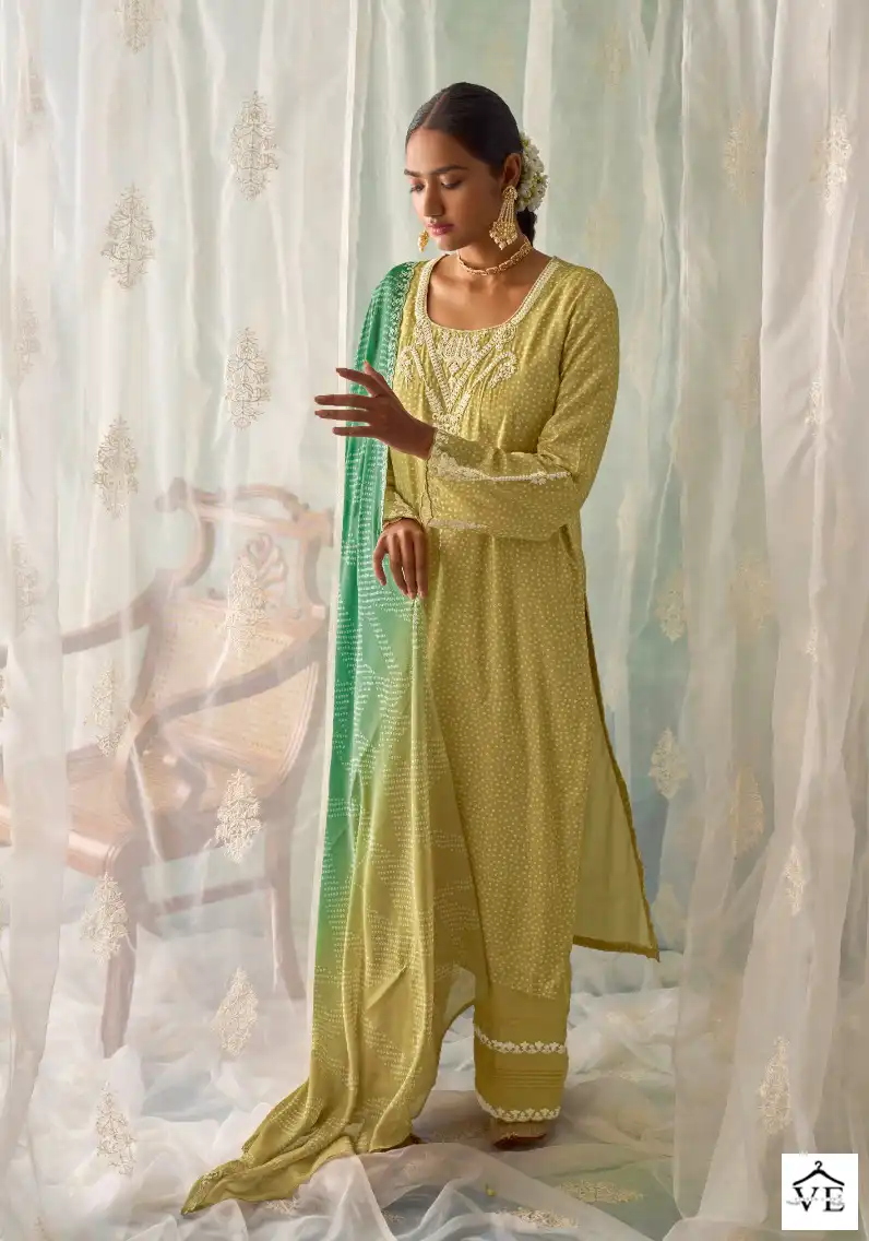 Kimora Gara-2 Pure Muslin Silk Wholesale Fancy Salwar Suit Catalog — Wholesale Salwar Suits, MPA wholesale from Surat - Gallery Image 6