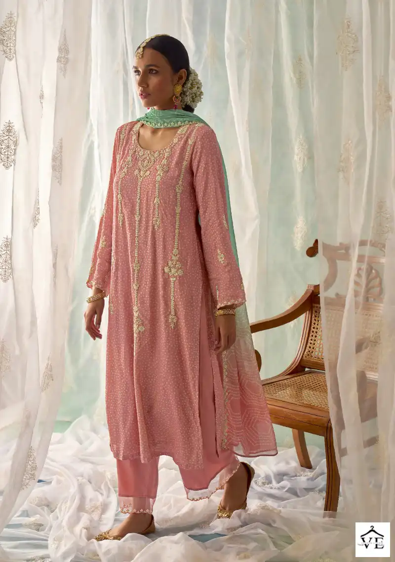 Kimora Gara-2 Pure Muslin Silk Wholesale Fancy Salwar Suit Catalog — Wholesale Salwar Suits, MPA wholesale from Surat - Gallery Image 8