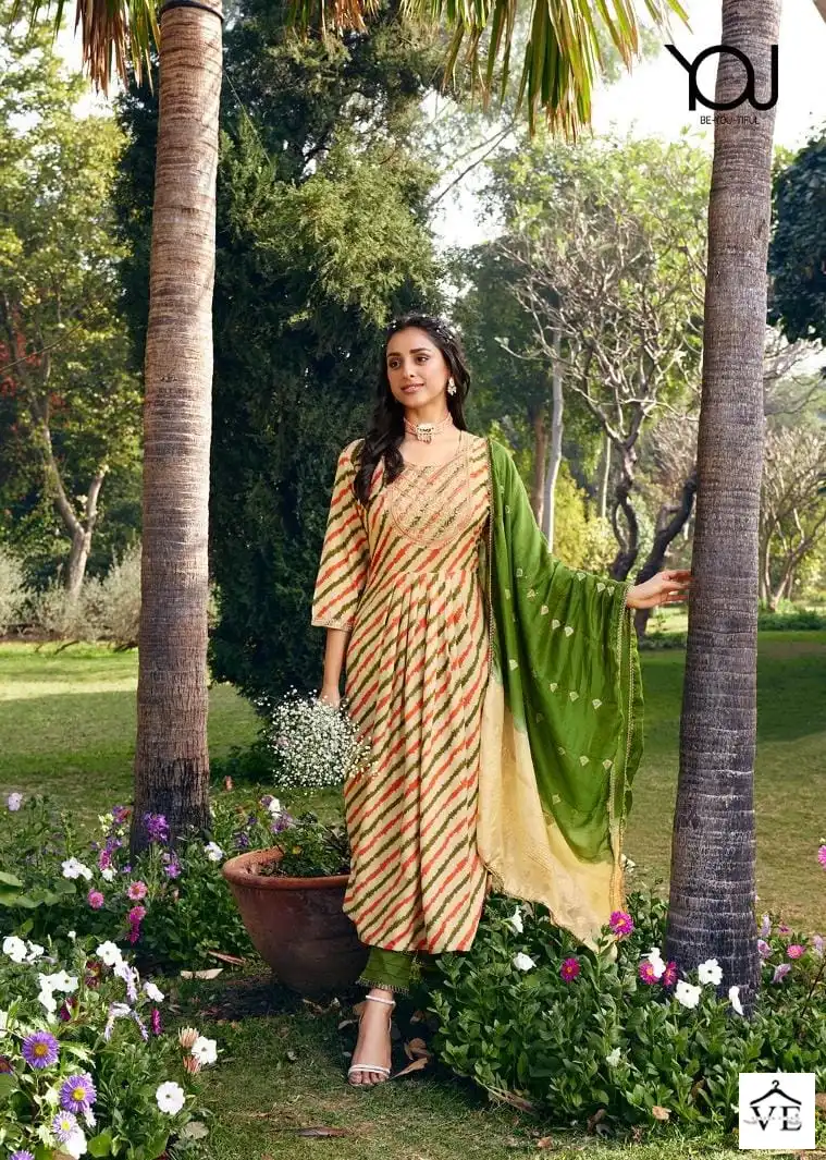 Wanna Glitter Heavy Quality Pure Cotton Wholesale Readymade Suits Catalog — Wholesale Salwar Suits, MPA wholesale from Surat - Gallery Image 3