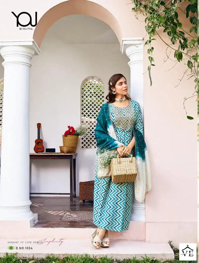 Wanna Glitter Heavy Quality Pure Cotton Wholesale Readymade Suits Catalog — Wholesale Salwar Suits, MPA wholesale from Surat - Gallery Image 2