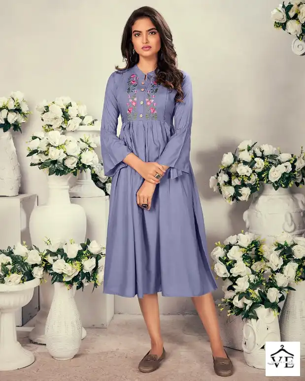 Vardan Designer Good News 14Kg Heavy Rayon Wholesale Kurti Catalog — Wholesale Kurtis, MPA wholesale from Surat — view 1