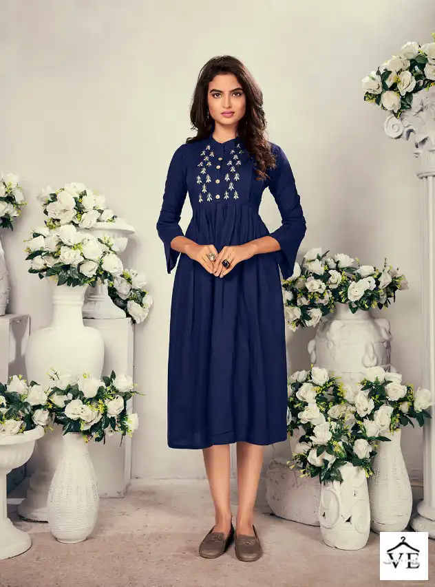 Vardan Designer Good News 14Kg Heavy Rayon Wholesale Kurti Catalog — Wholesale Kurtis, MPA wholesale from Surat - Gallery Image 4