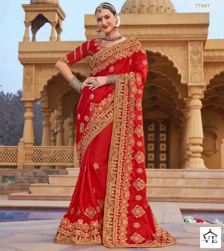 Kalista Gruhlaxmi-3 Blooming Satin Barfi Wholesale Designer Heavy Saree Catalog — Wholesale Sarees, MPA wholesale from Surat — view 1