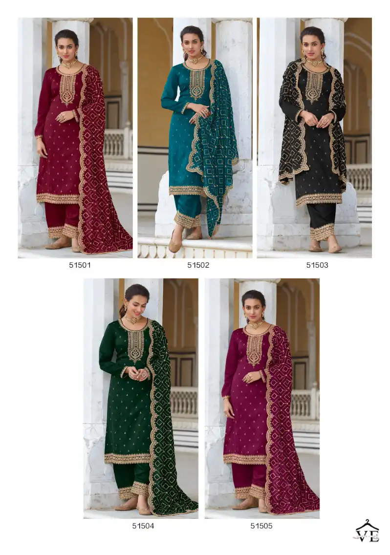 Fiona Gulrang Premium Silk Wholesale Designer Suit Catalog — Wholesale Salwar Suits, MPA wholesale from Surat — view 6