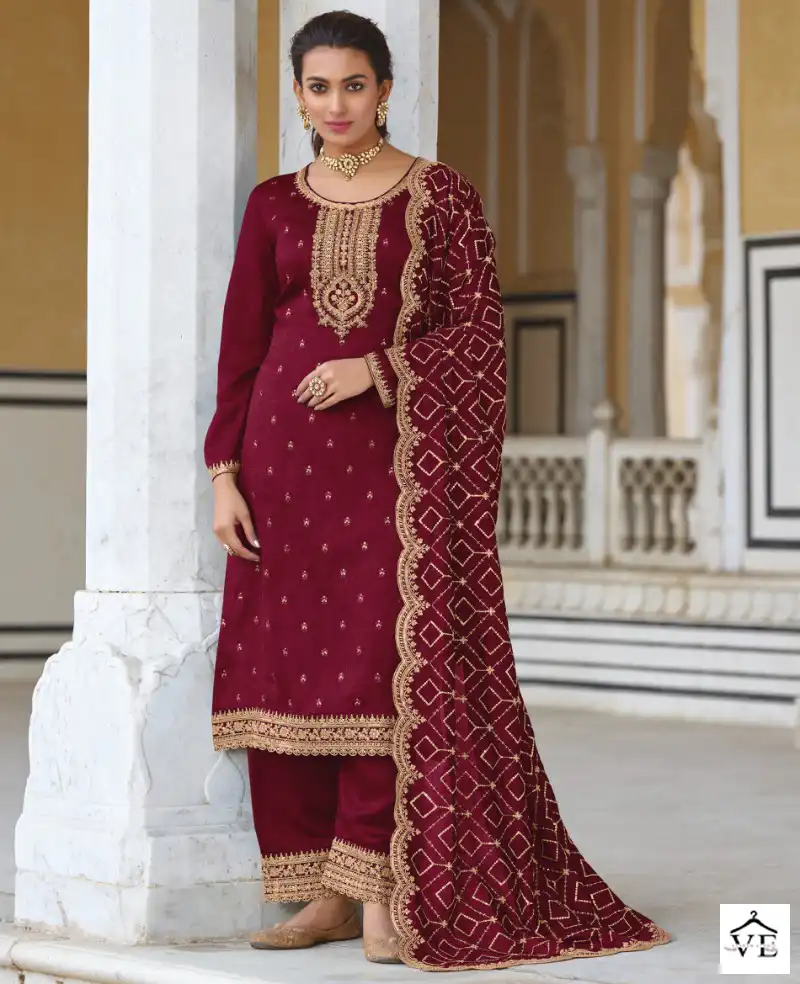 Fiona Gulrang Premium Silk Wholesale Designer Suit Catalog — Wholesale Salwar Suits, MPA wholesale from Surat — view 1