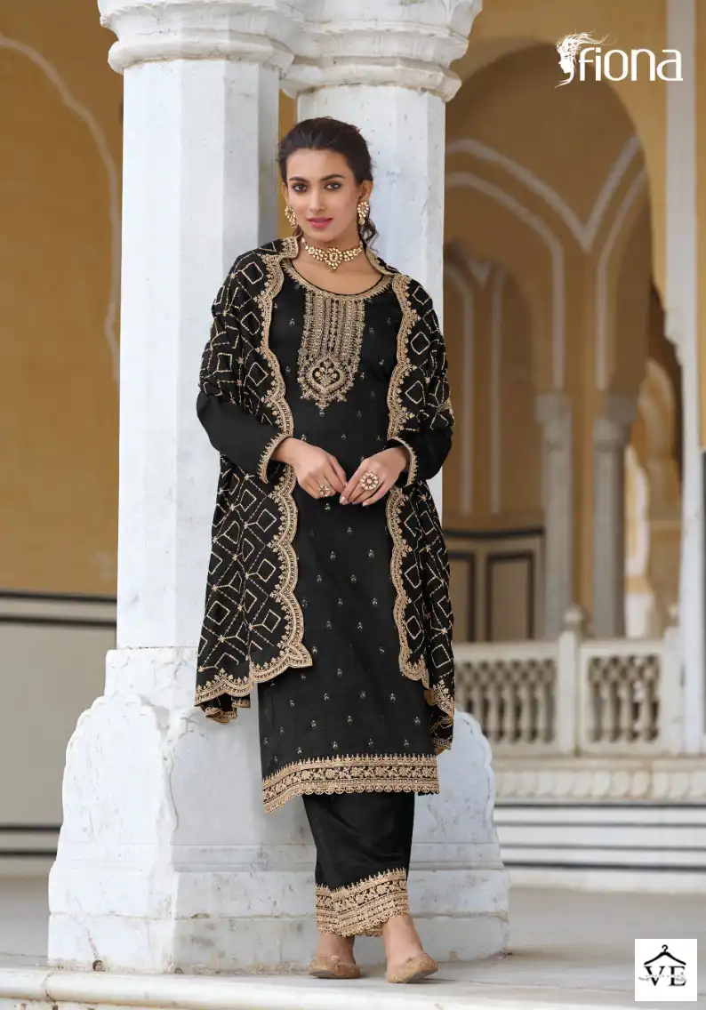 Fiona Gulrang Premium Silk Wholesale Designer Suit Catalog — Wholesale Salwar Suits, MPA wholesale from Surat - Gallery Image 3
