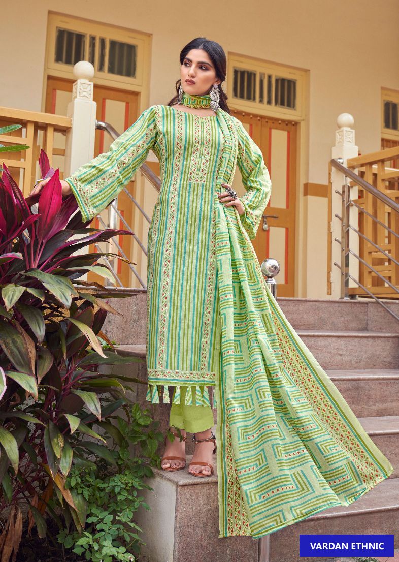 Zulfat Designer Hakoba Cotton Wholesale Pakistani Salwar Suit Catalog - Image 4