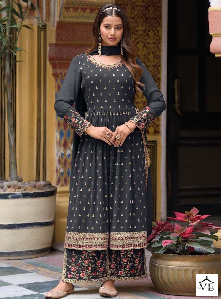 Ajraa Hiva Vol 7 Georgette Wholesale Designer Readymade Salwar Suit Catalog — Wholesale Salwar Suits, MPA wholesale from Surat — view 1