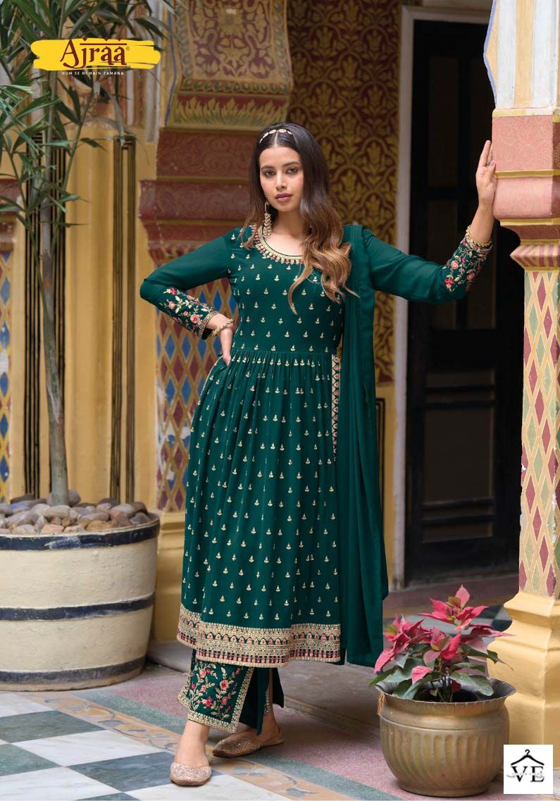 Ajraa Hiva Vol 7 Georgette Wholesale Designer Readymade Salwar Suit Catalog — Wholesale Salwar Suits, MPA wholesale from Surat - Gallery Image 4