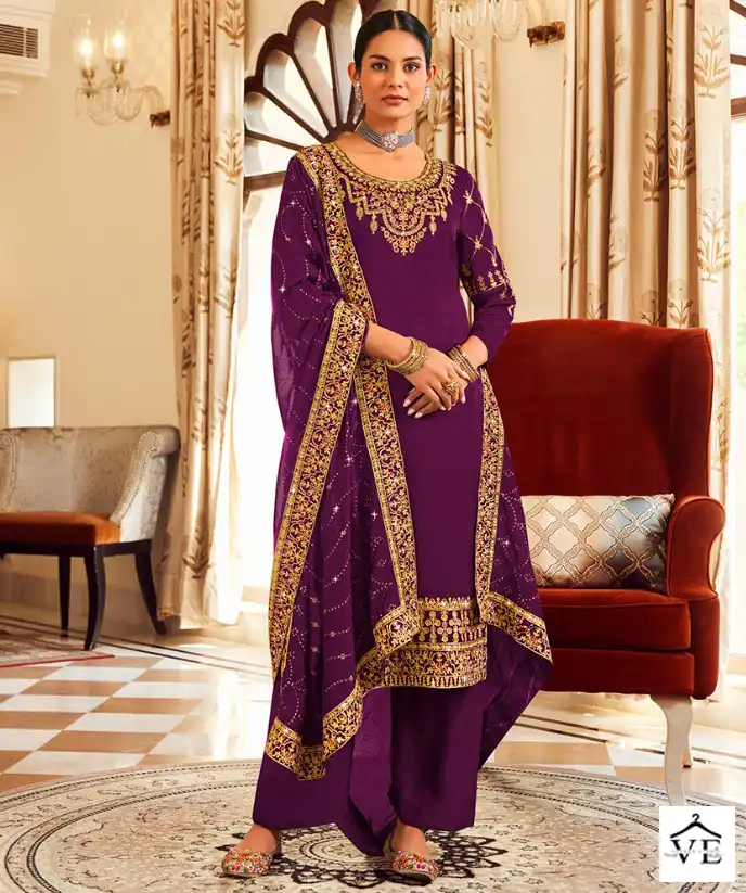 Radha Hoor Pure Vichithra Wholesale Salwar Suit Catalog — Wholesale Salwar Suits, MPA wholesale from Surat — view 1